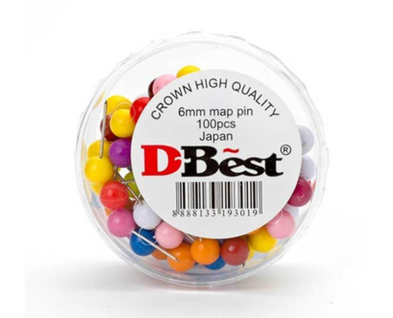 Dbest Map Pin 6mm